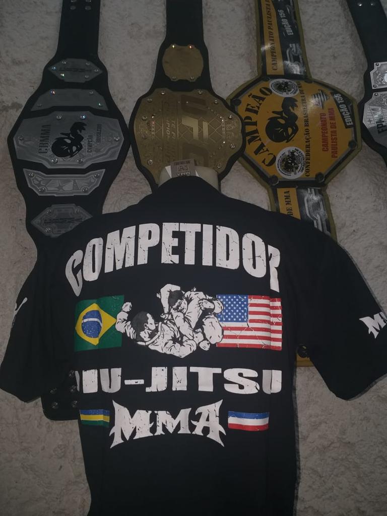 Camiseta Brasil MMA Competidor - Mortality